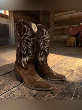 Idyllwind Charmed Life 12" Western Boot Brown Women's Size 7.5